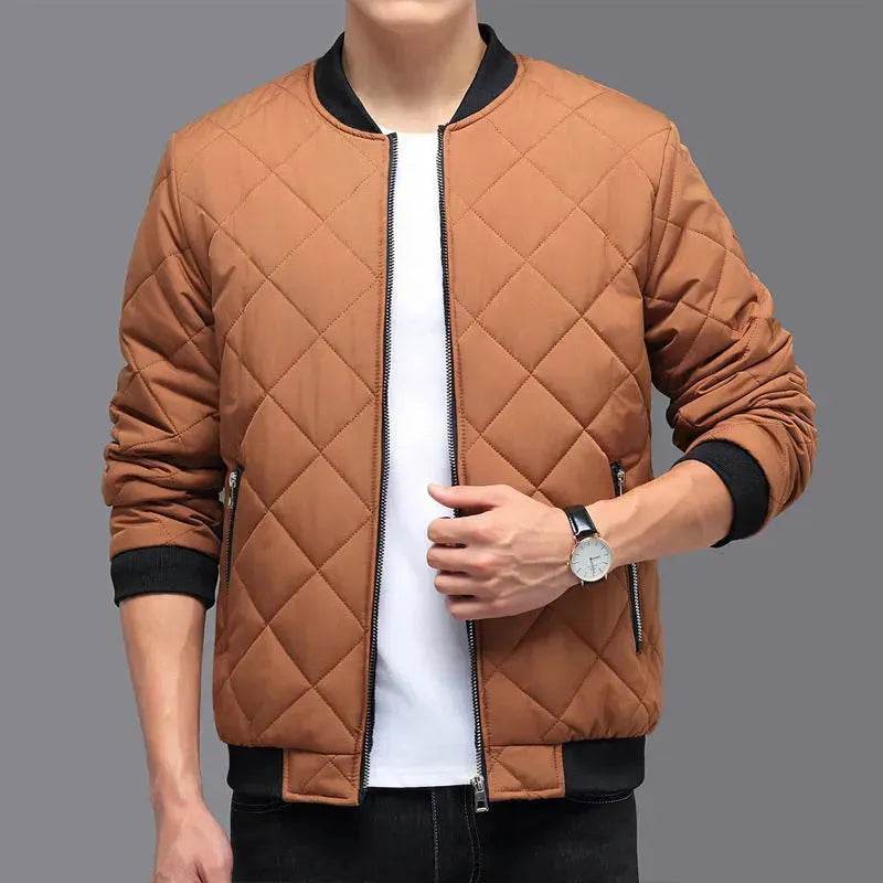 Veste Slim Fit en Coton Rembourré Fashion pour Hommes - Automne Hiver EX-STOCK Canada
