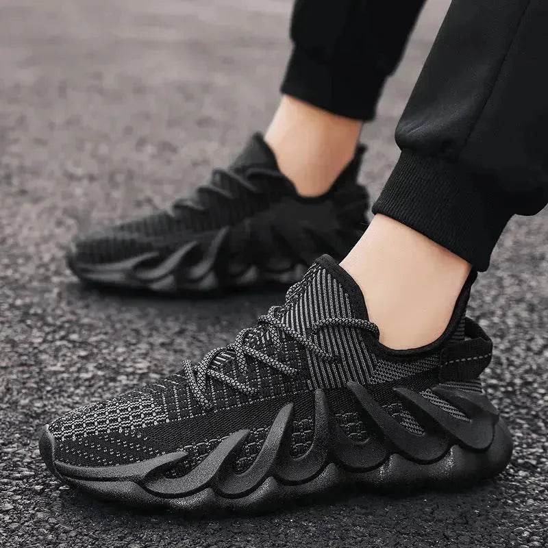 Fashion Sneakers With Wave Sole Cool Sports Shoes Men - EX-STOCK Canada