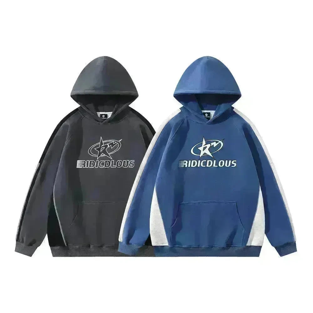 Fall American star Printed Hoodie Sweatshirt Pullover High Street Fashion - EX-STOCK CANADA