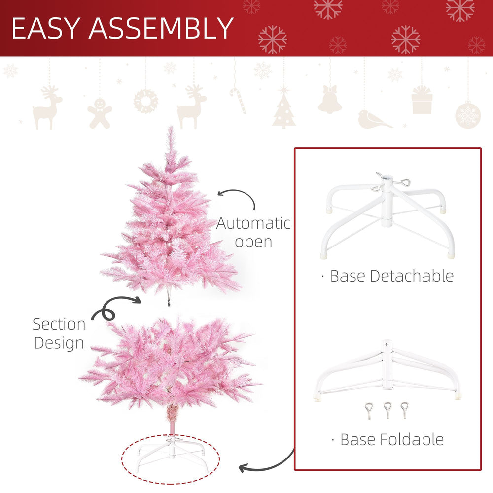 4FT Artificial Christmas Tree Holiday Xmas Tree Decoration With Automatic Open For Home Party EX-STOCK Canada