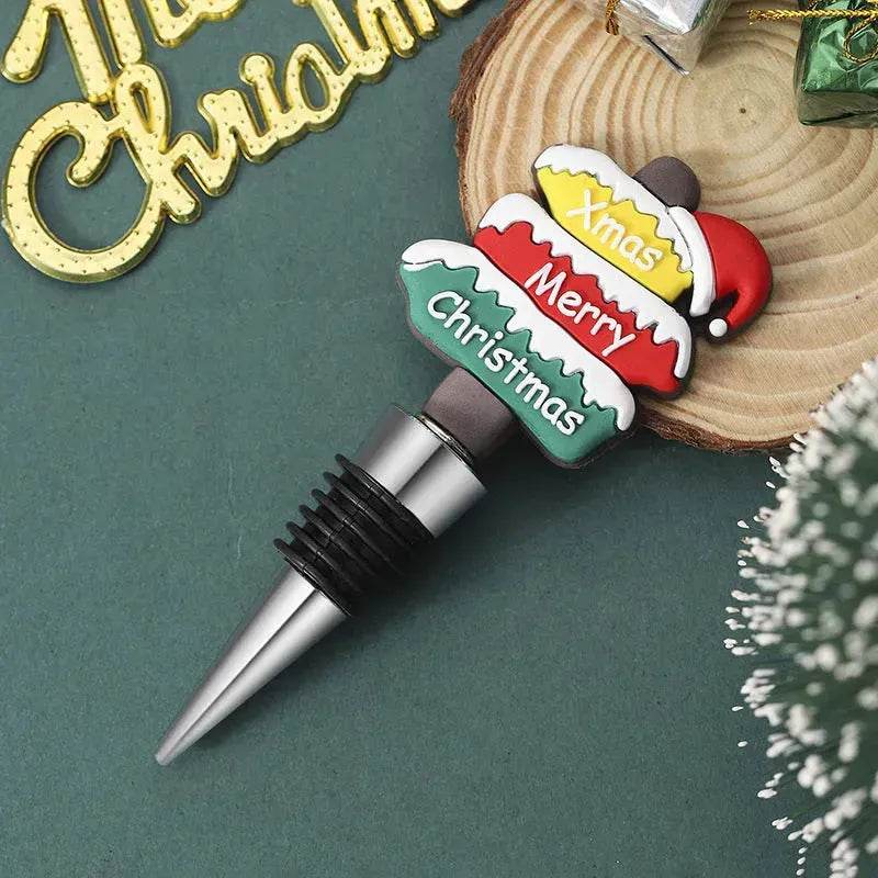 Christmas Holiday Wine Bottle stopper Gift Idea 2024 - EX-STOCK Canada