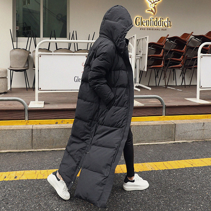 Women's Loose-fitting Padded Long Below-the-knee Cotton Coat - EX-STOCK Canada