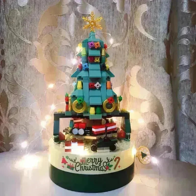 Black Friday deals Christmas Tree Blocks Spin Music Box Blocks - EX-STOCK CANADA