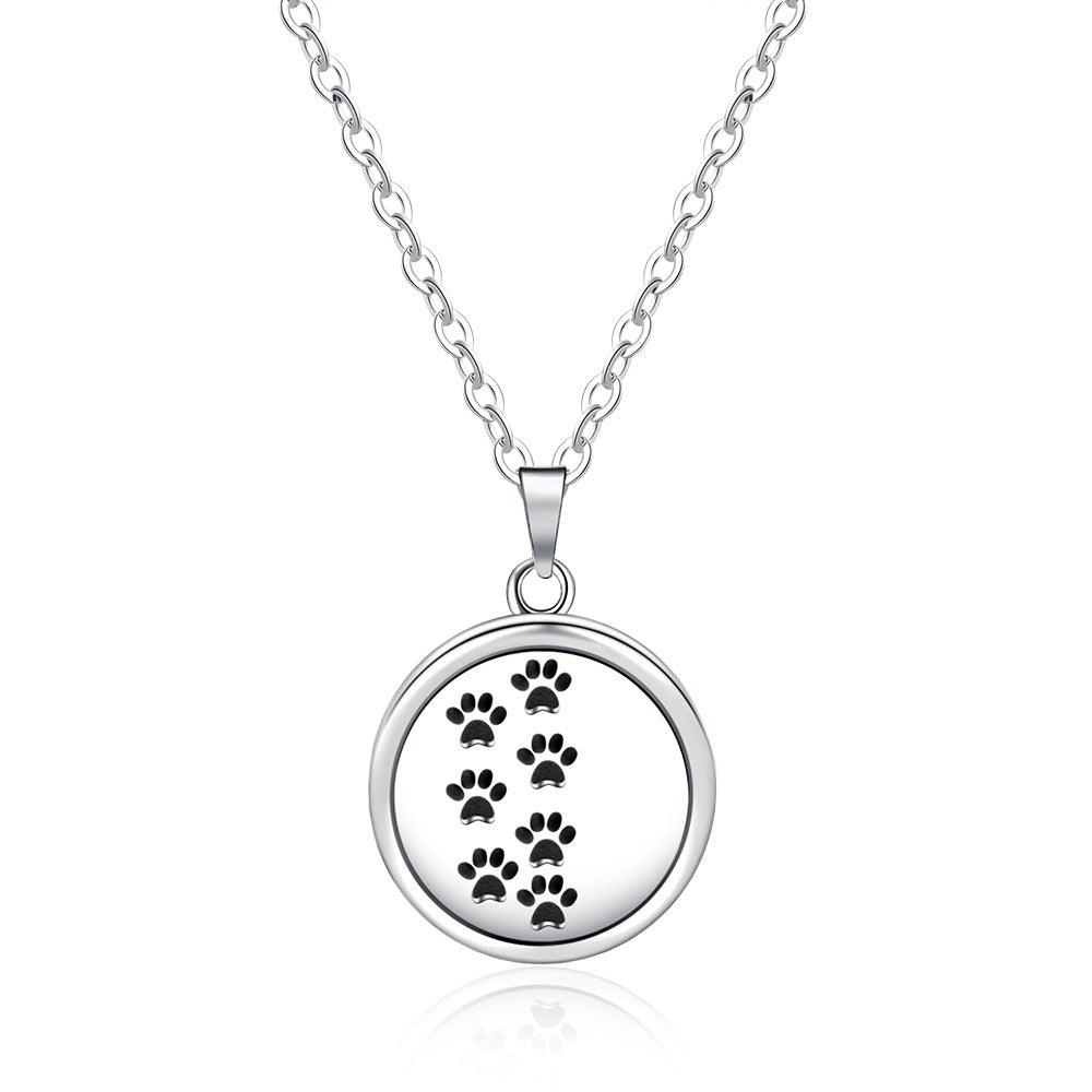 Collier Boîte à Parfum Ronde Creuse Ouverte - EX-STOCK Canada