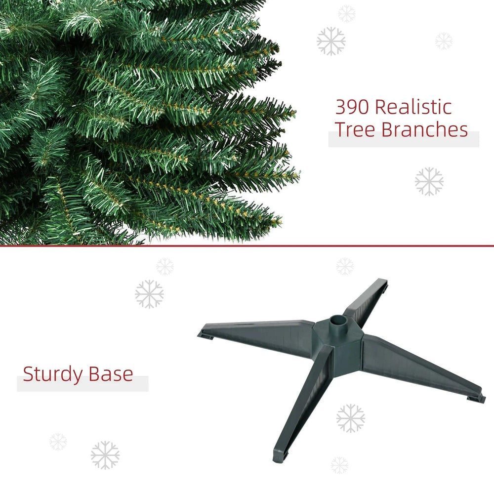 6' PVC Unlit Slim Artificial Pencil Christmas Tree Holiday EX-STOCK Canada