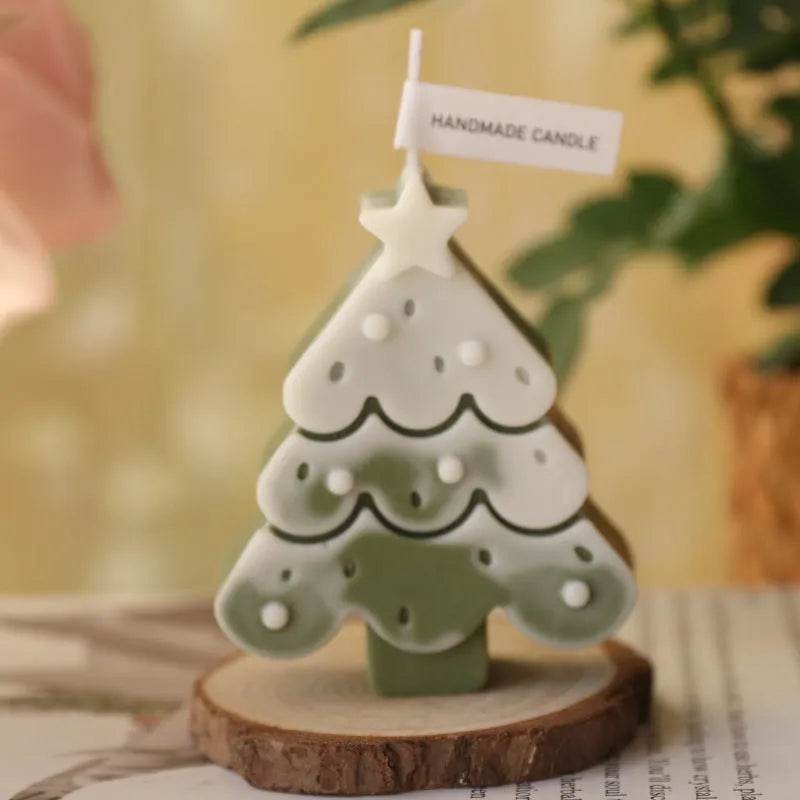 Christmas Tree Silicone Molds For DIY Christmas Creative Atmosphere Decoration Handmade Fragrant Candles - EX-STOCK Canada