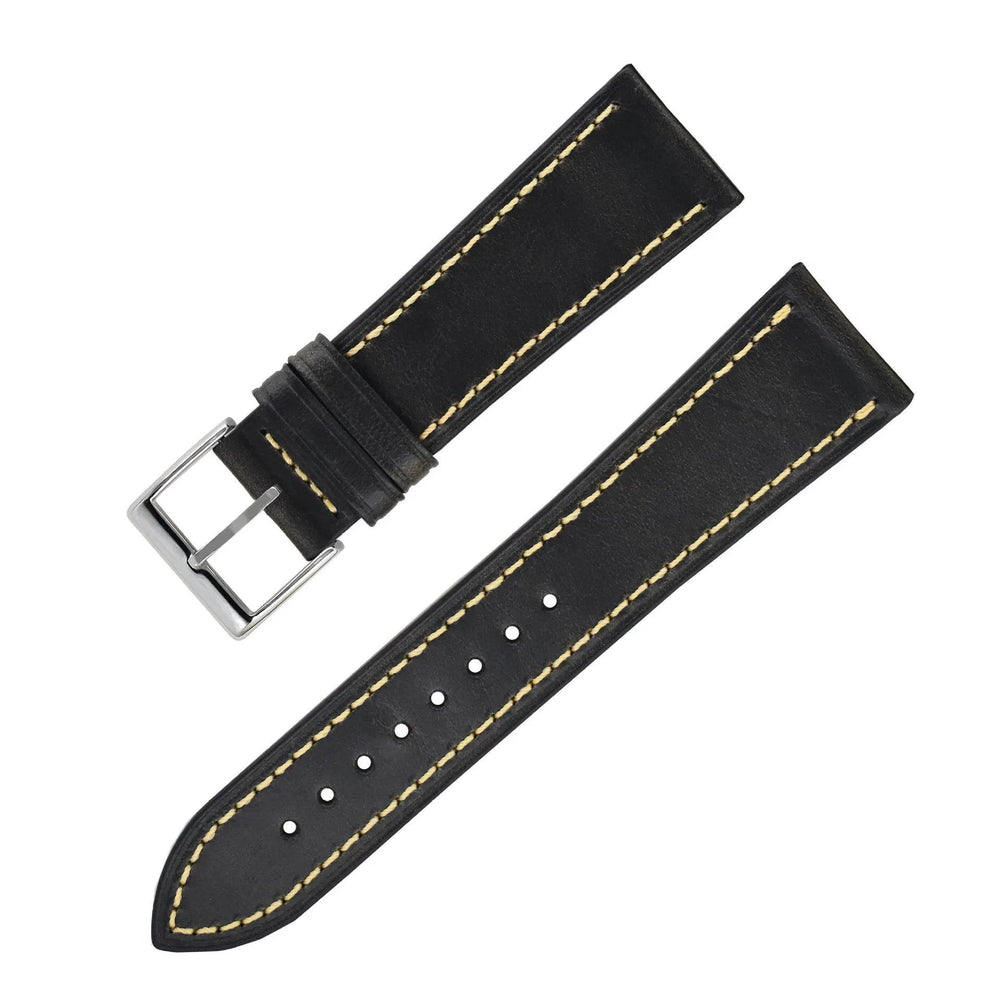 Wax Leather Watch Strap Watch Band Genuine Leather Genuine Leather Watch Band Soft Thin - EX-STOCK Canada