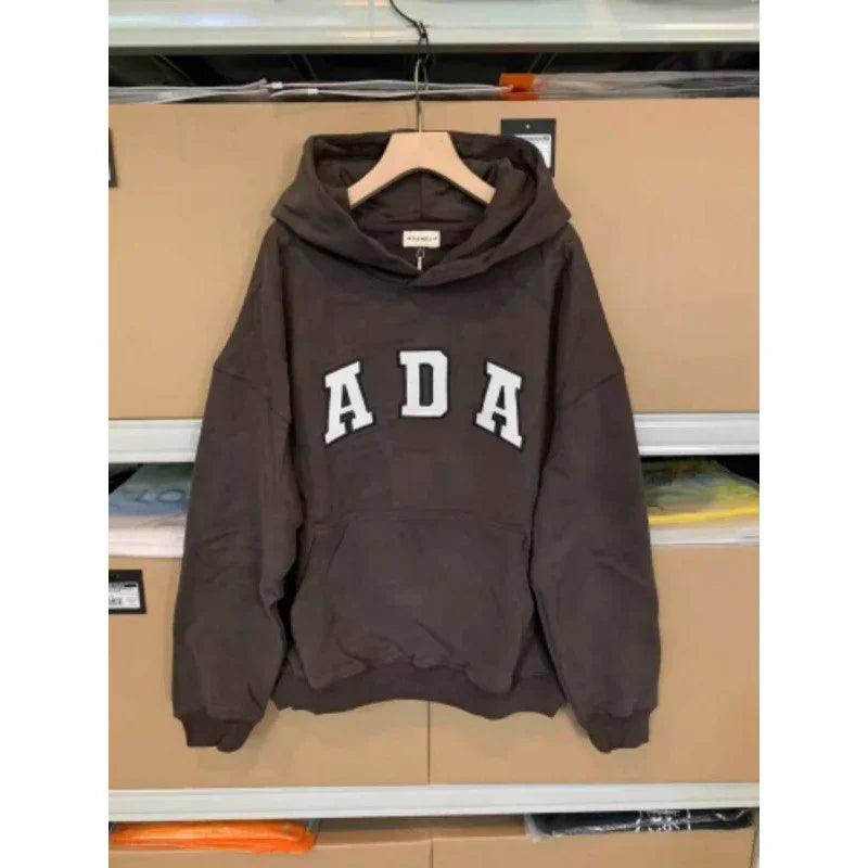 Casual And Versatile Letter Loose Hoodie With Fleece Lining For Women EX-STOCK Canada