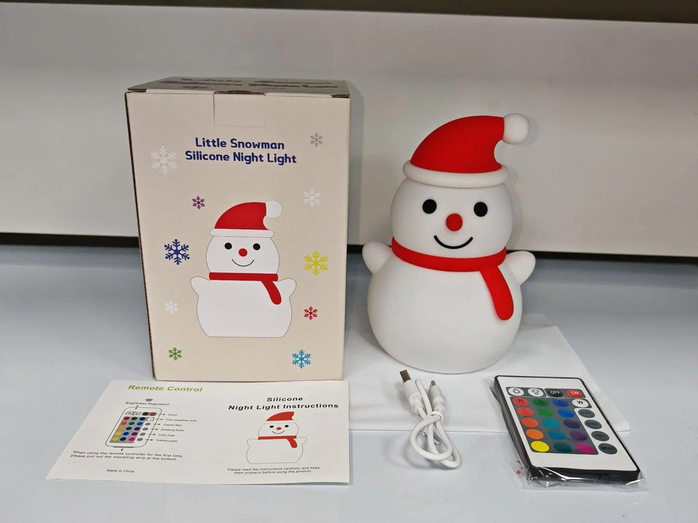 Christmas Ice Man Silicone Pat Lamp Remote Control Ambience Light EX-STOCK Canada