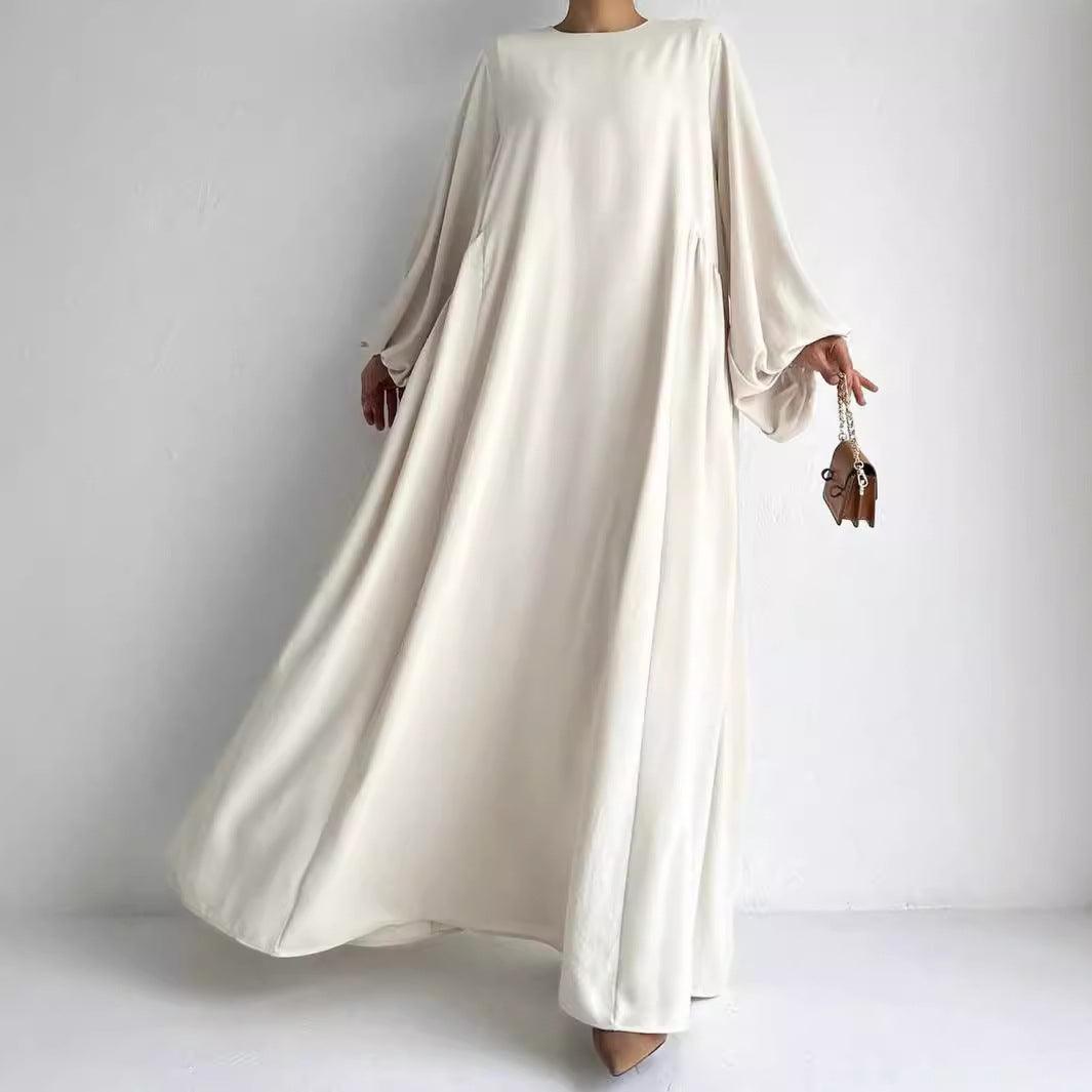 Middle East Muslim Women's Wear Plain Clothing Robe - EX-STOCK Canada