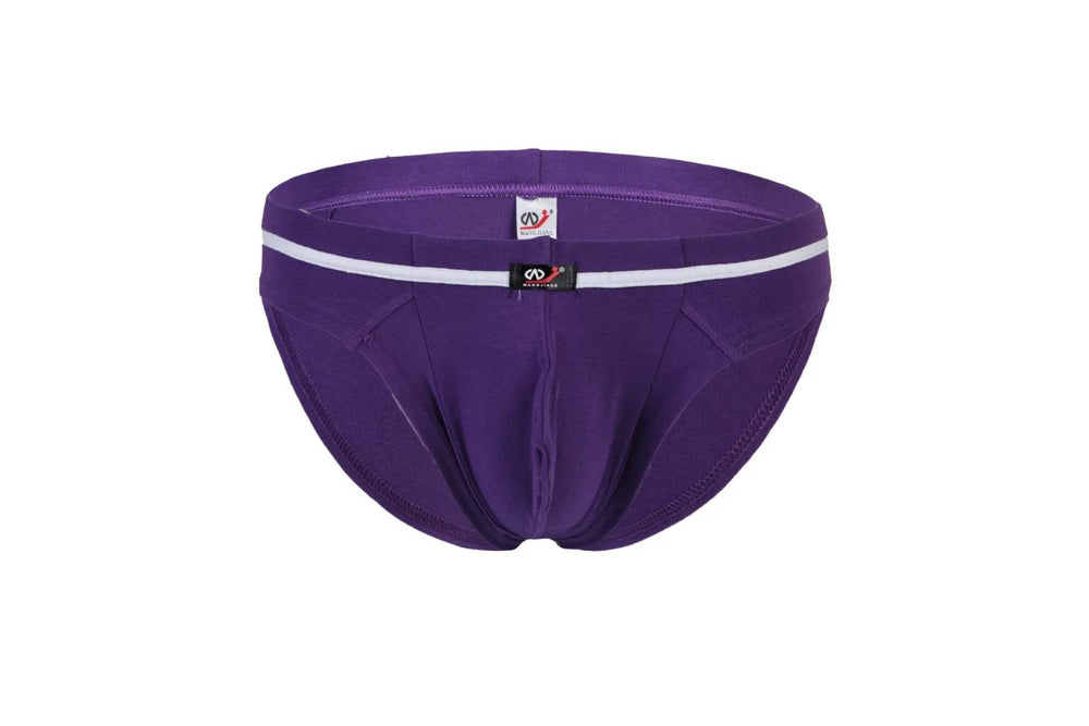 Men's Underwear Pure Cotton Low Waist Fashion Brief trunks panties - EX-STOCK Canada