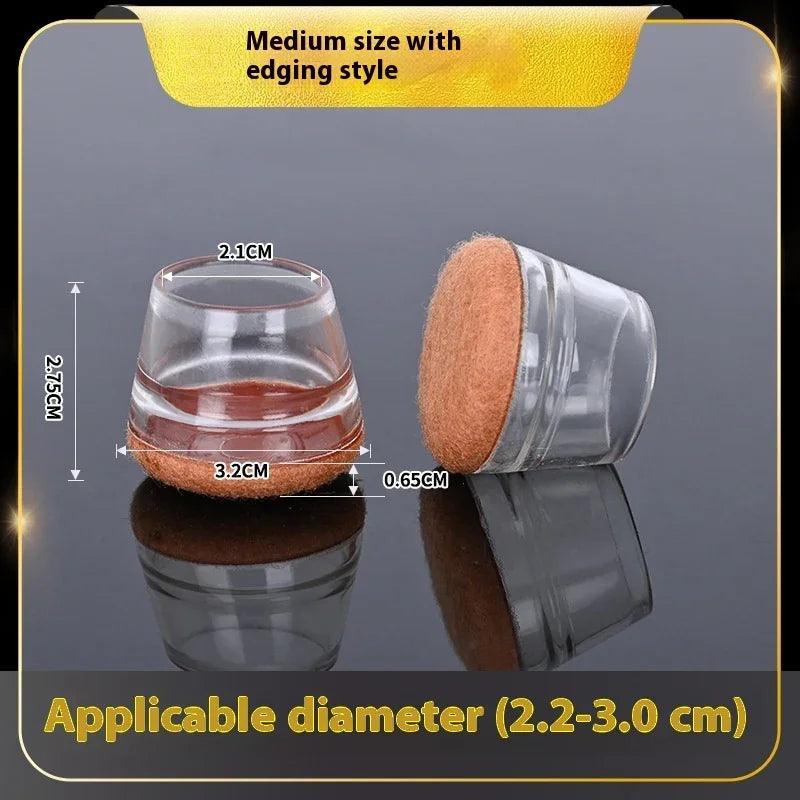 Quiet And Wear-resistant Non-slip Stool Booties Rubber Protective Sleeve EX-STOCK Canada