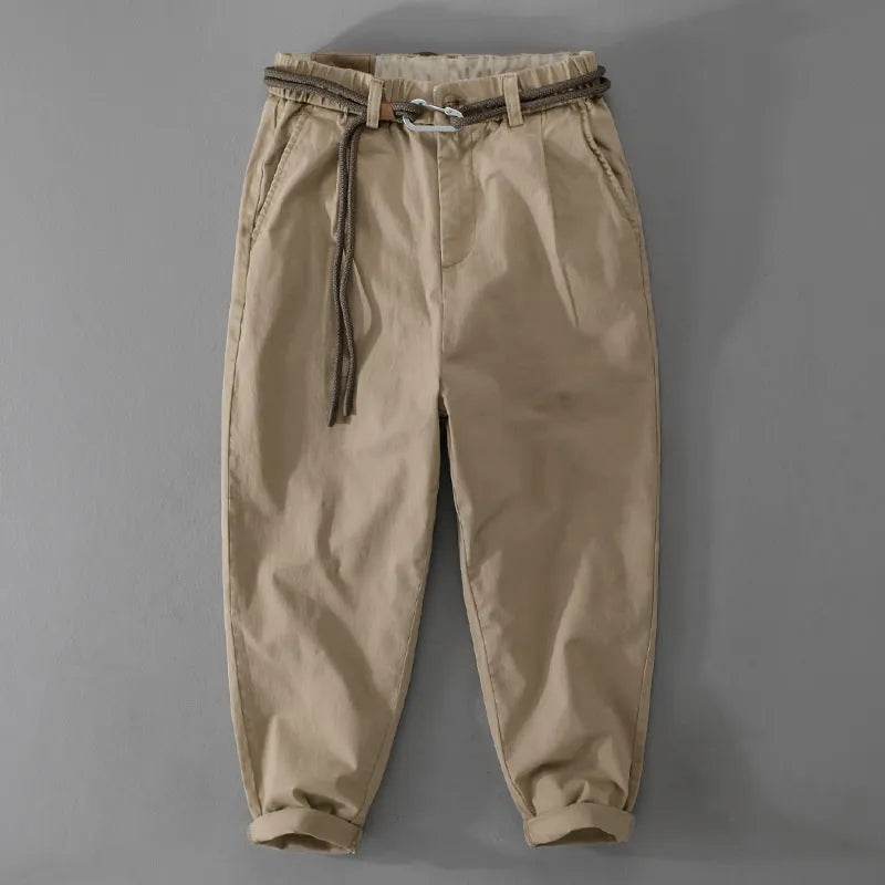 Men's Mid waist Loose Casual Chinos Pant trouser - EX-STOCK Canada