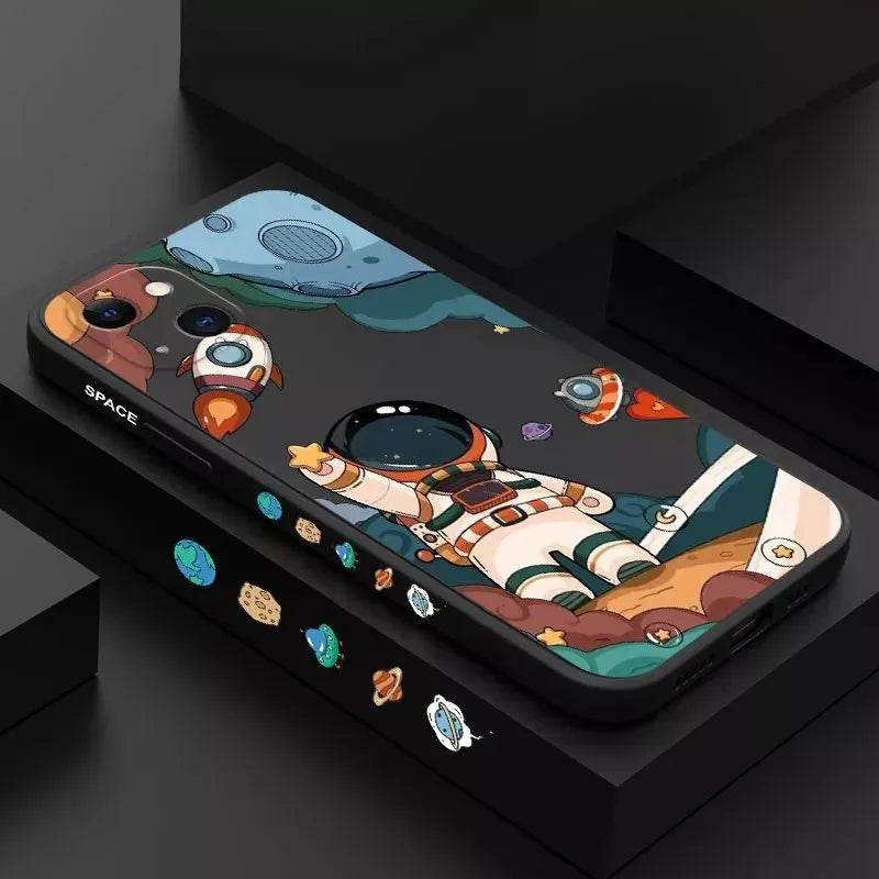 Rocket Astronaut Side Phone Case - EX-STOCK Canada