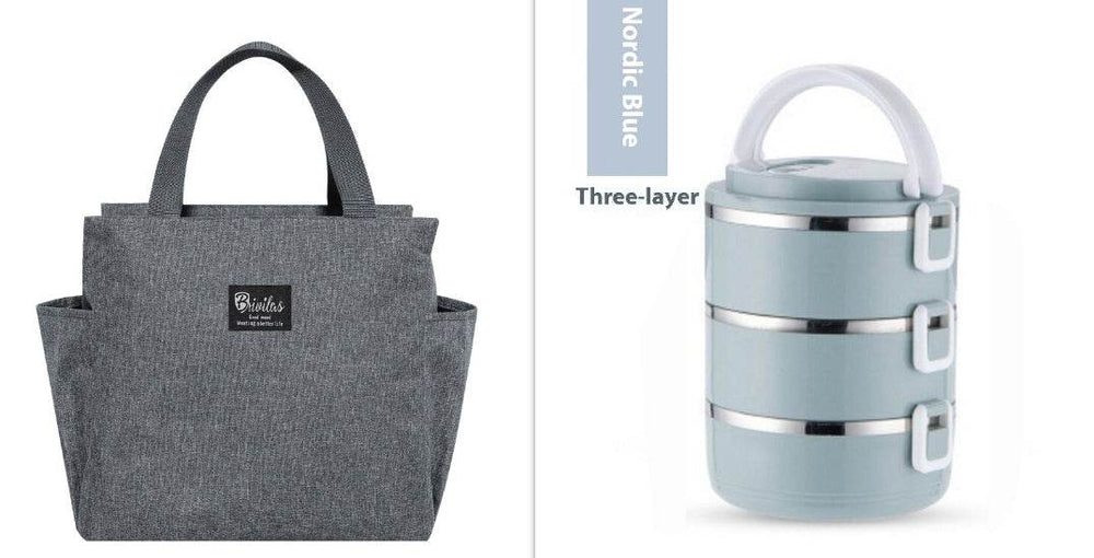 Thick Portable Insulated lunch totes for women - EX-STOCK Canada
