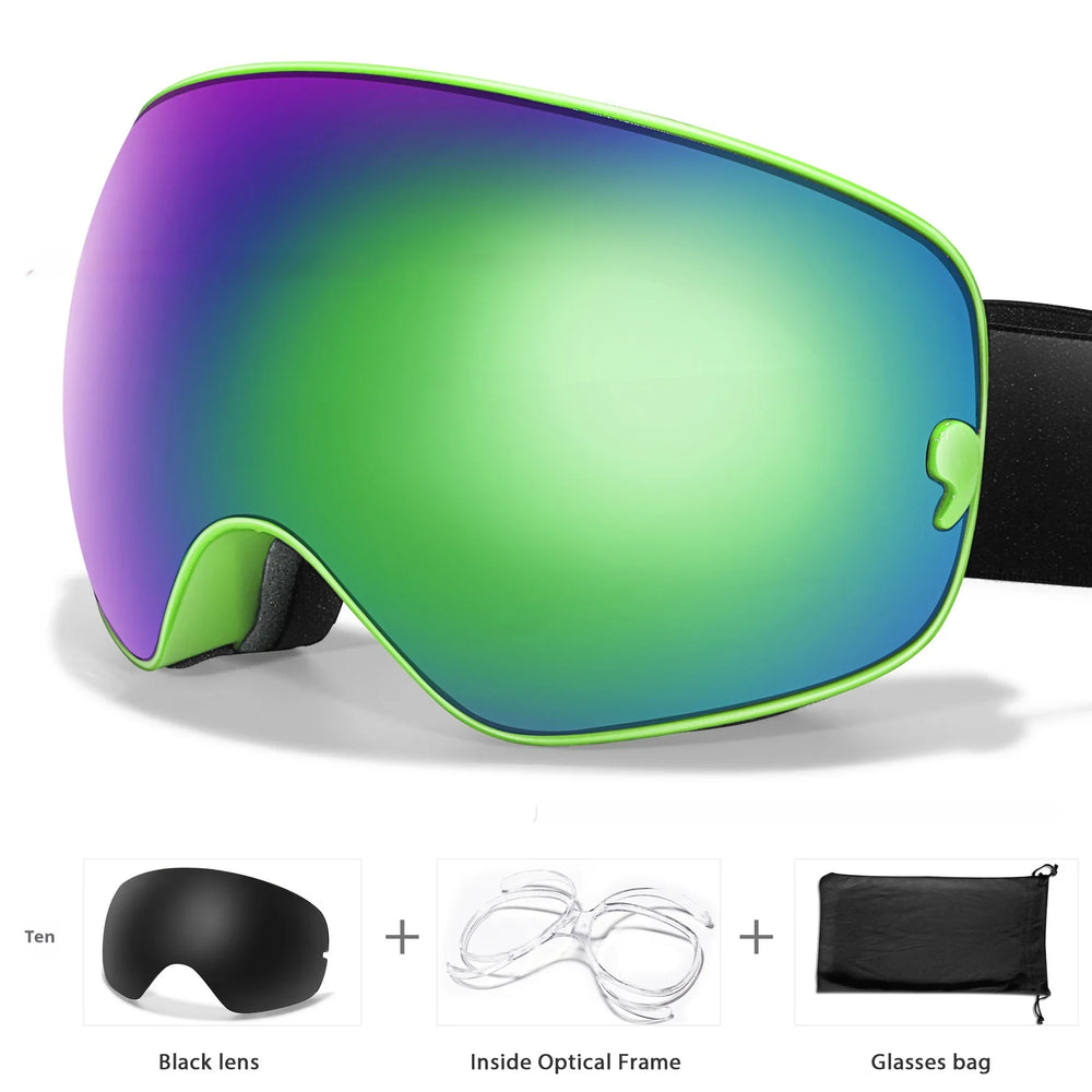 Men's And Women's Anti-fog Card Myopia Glasses Coated Large Spherical Eye Protection Ski Mountaineering Equipment EX-STOCK Canada