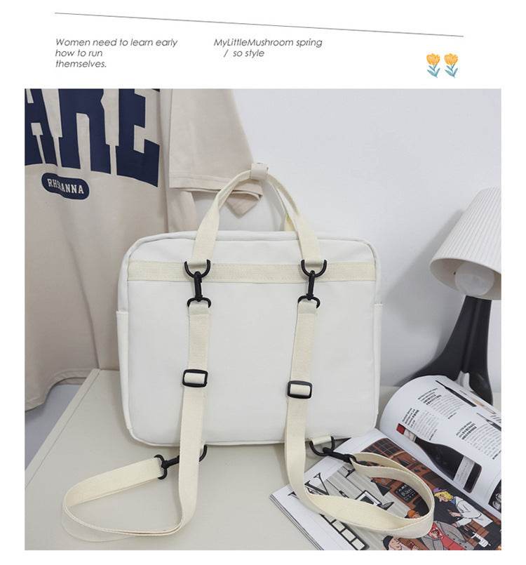 Lightweight College Soft Girl Tote Backpack Laptop Bag - EX-STOCK Canada