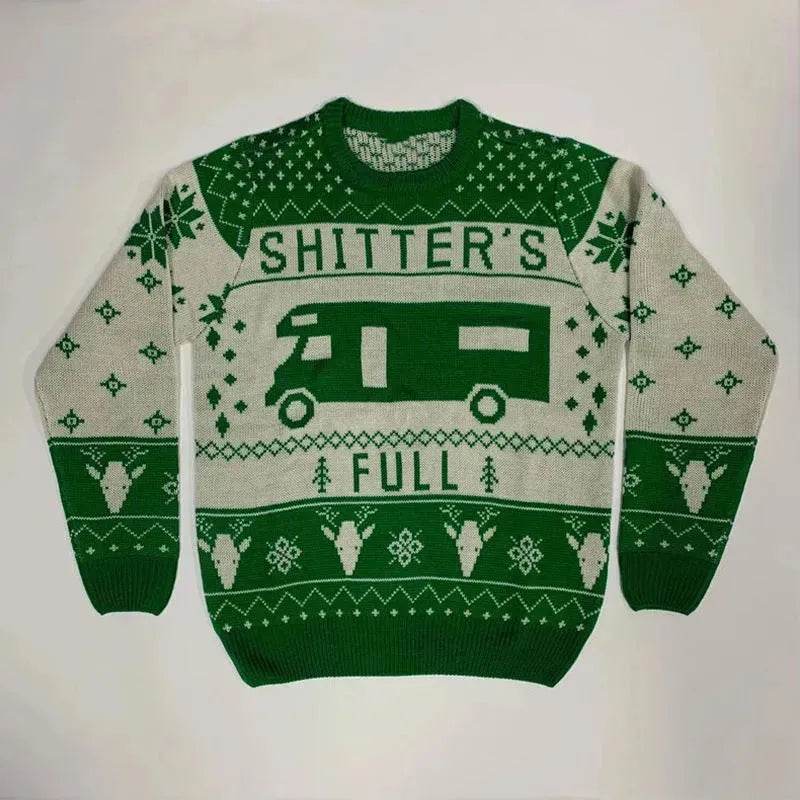 Pullover Crewneck Jacquard Christmas Sweater - EX-STOCK Canada