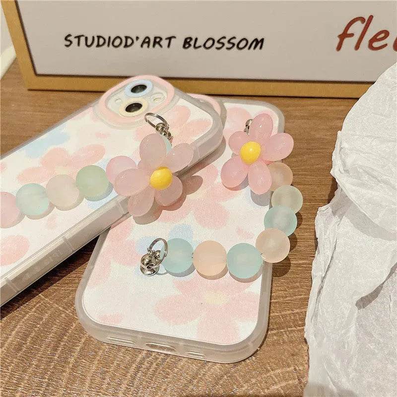 Fashion Flower Bracelet Silicone Phone Case - EX-STOCK Canada