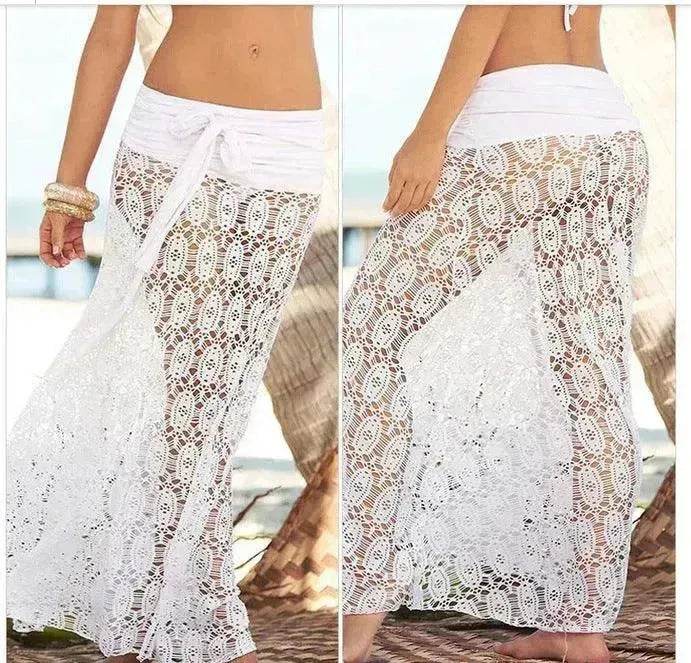 Women summer French lace beach wear 2025 - EX-STOCK Canada