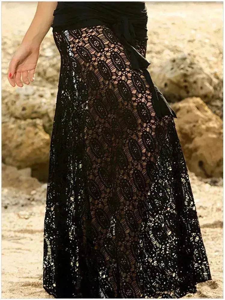 Women summer French lace beach wear 2025 - EX-STOCK Canada