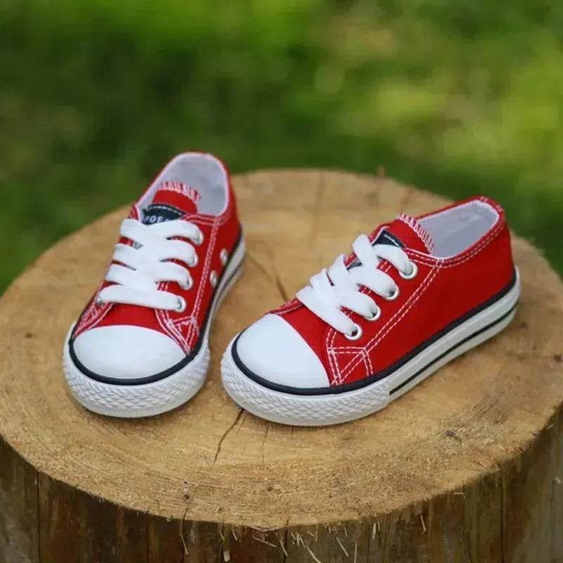 Canvas shoes non-slip casual shoes student parent-child shoes new baby shoes white shoes - EX-STOCK Canada