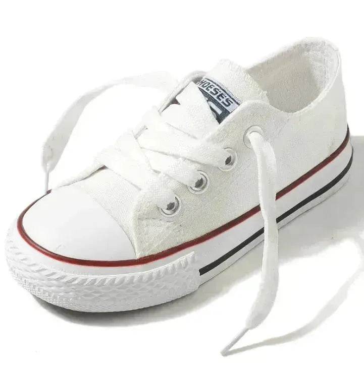 Canvas shoes non-slip casual shoes student parent-child shoes new baby shoes white shoes - EX-STOCK Canada
