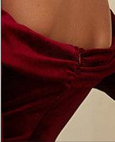 Fashion Velvet Elegant Bridesmaid Dress EX-STOCK Canada