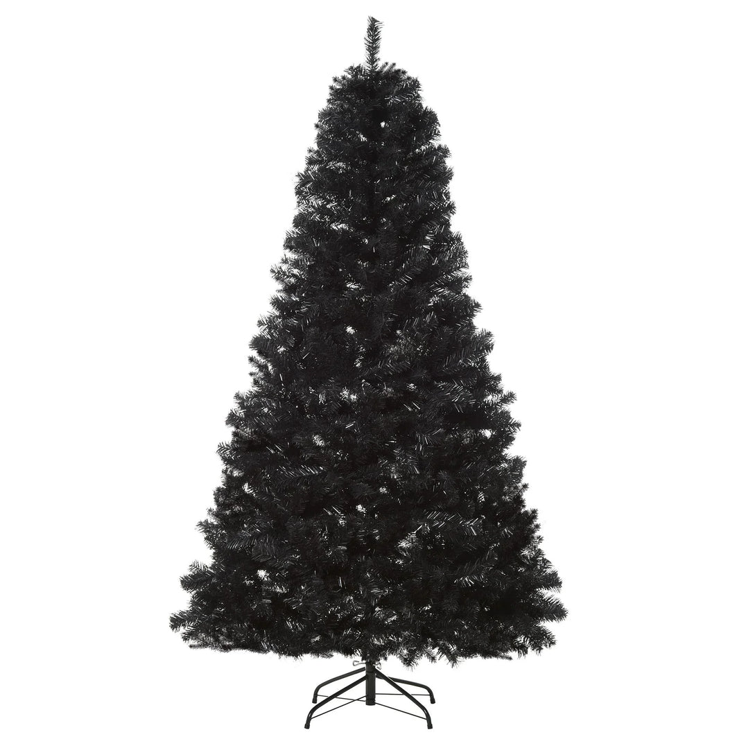 7ft Artificial Christmas Tree Holiday Home Indoor Decoration With Automatic Open, Black EX-STOCK Canada