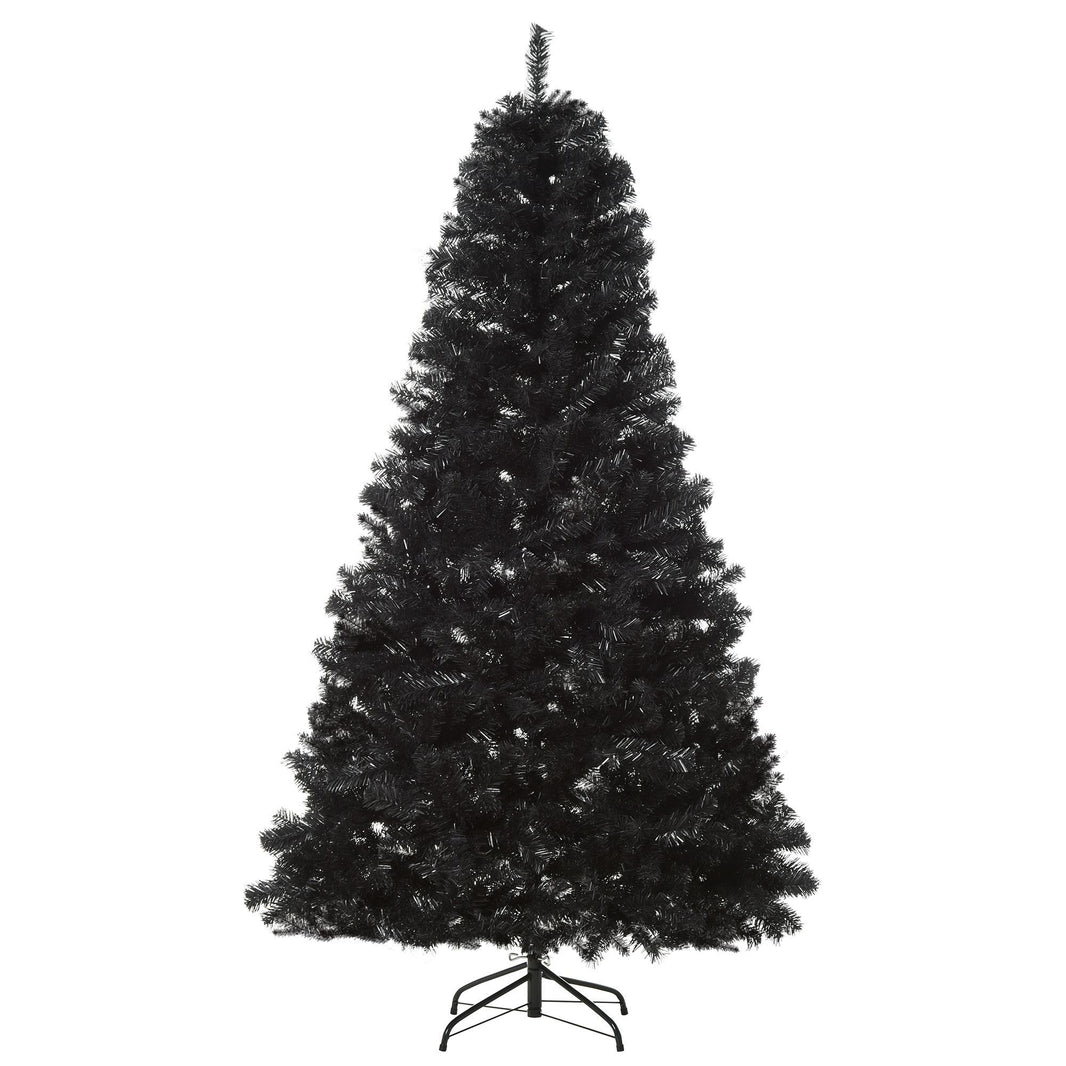 7ft Artificial Christmas Tree Holiday Home Indoor Decoration With Automatic Open, Black EX-STOCK Canada