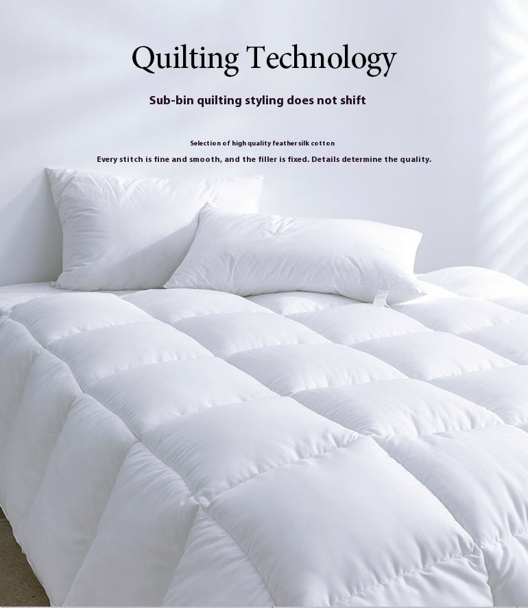 Chemical Fiber Bed & Breakfast Hotel Duvet Insert Thick Feather Velvet Quilt EX-STOCK Canada