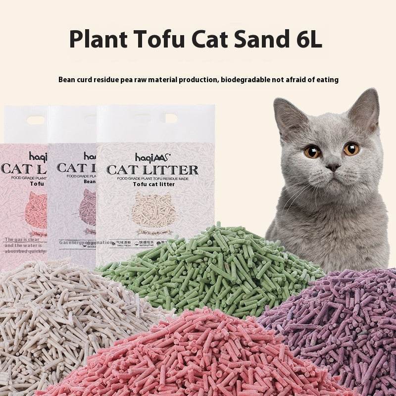 Original Soyabean Tofu Cat Litter Green Tea Mixed Plant - EX-STOCK Canada