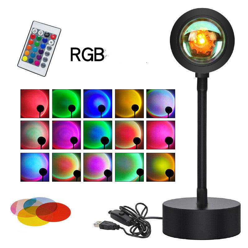 Sunset Projection Lamp Sunset Projector Night Light Wall Decoration Lighting EX-STOCK Canada