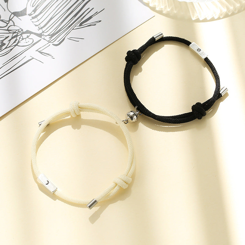 Alloy Sun And Moon Couple Bracelets A Pair - EX-STOCK Canada