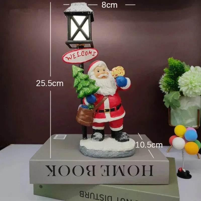 Christmas Gifts Resin Christmas Snowman Night Light Decoration Christmas Gifts Crafts - EX-STOCK Canada