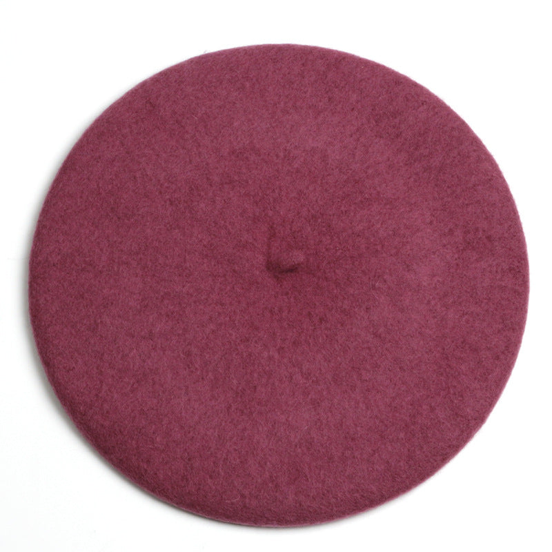 Autumn And Winter Hat Women's Wool Beret | EX-STOCK product gallery photo 30