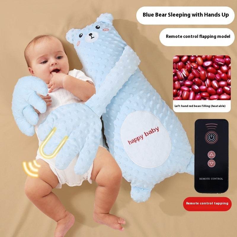 Infant Exhaust Pillow Hand Remote Controlled Soothing For Baby Sleep Cartoon Plush Toddler Comforting Hand EX-STOCK Canada