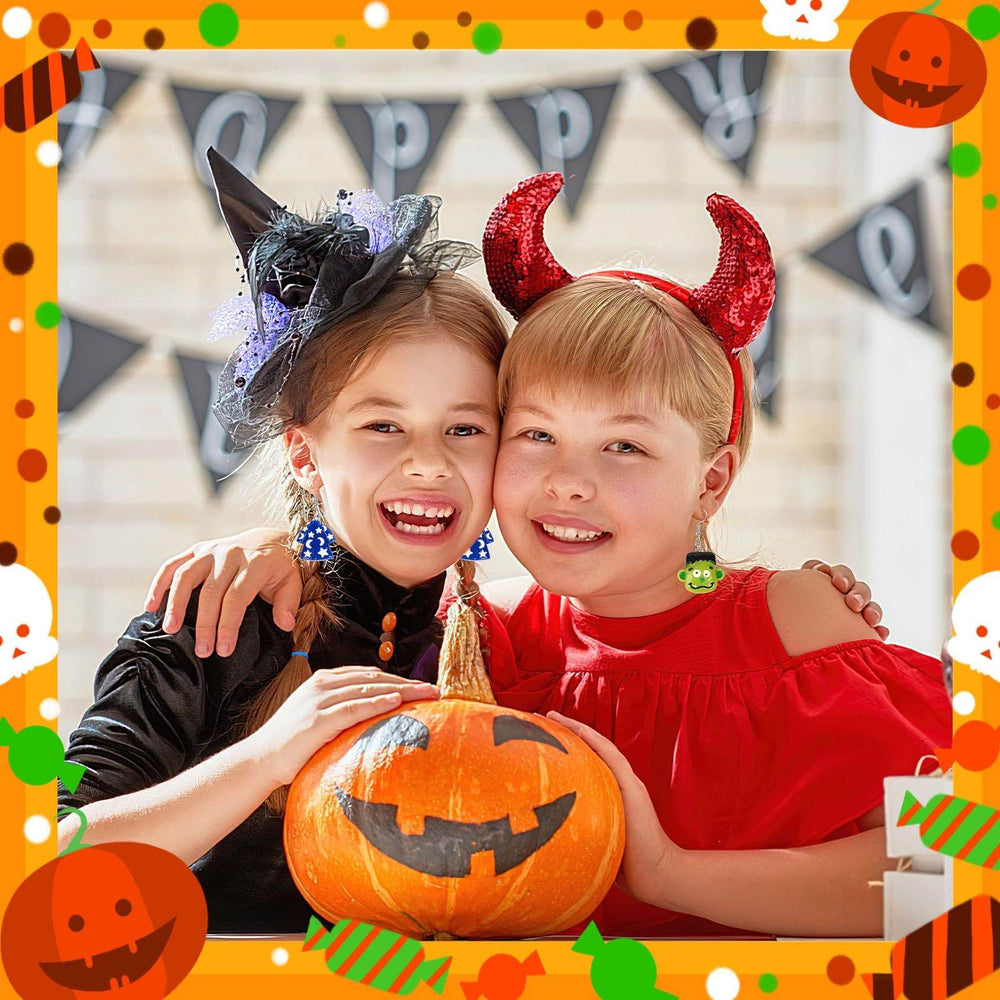 36PCS Mini Resin Halloween Ornaments - Tiny Hanging Decorations For Tree, Miniatures Figurines Charms With String, Resin Pendants For Party Decor, Small-Cannot Be Listed On Amazon Platform - EX-STOCK Canada