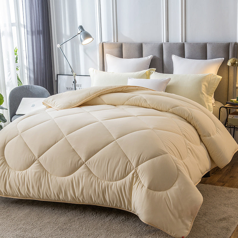 Simple Style Embroidered Skin-friendly Down Velvet Duvet EX-STOCK Canada