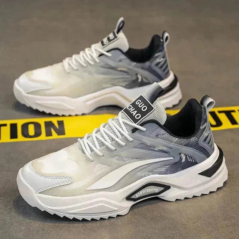 Lace-up Dad Shoes Fashion Thick-soled Sports Shoes Casual Breathable Sneakers For Men - EX-STOCK Canada