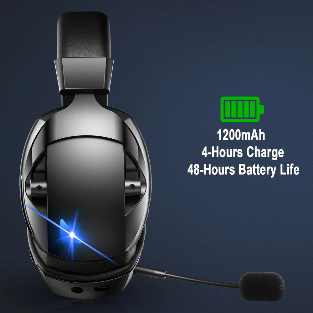 Cross-Border Over-Ear Bluetooth Headphones With Wireless Microphone - 2.4G Dual-Mode, Specialized For E-Sports, Gaming PCs & PS5 EX-STOCK Canada