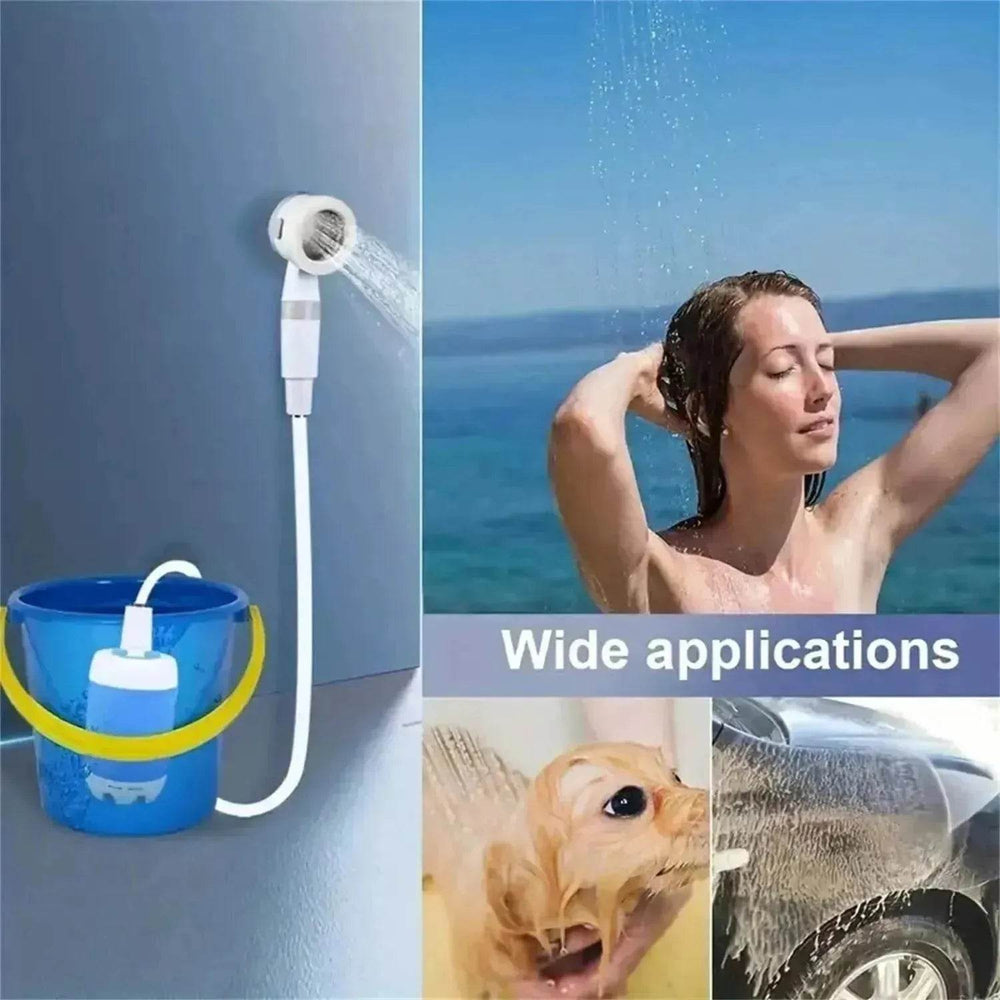 Outdoor Camping Shower Portable Electric Shower Gadgets Waterproof 5000mAh Rechargeable Battery Powered For Hiking Traveling - EX-STOCK Canada