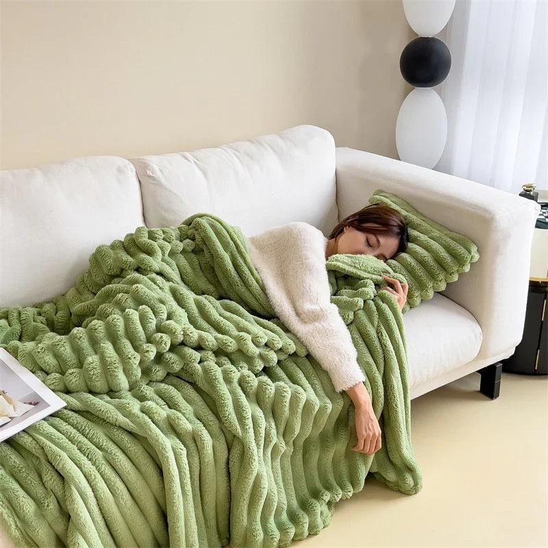 Blanket Heavy Weight Flannel Blanket EX-STOCK Canada