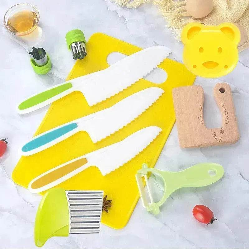 Children's Plastic Birthday Cake Stand Knife Toy Suit - EX-STOCK Canada