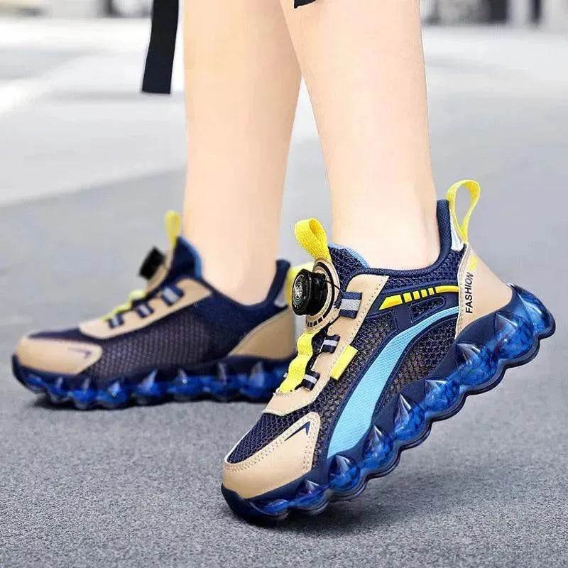 Children's Sports Rotating Buckle Single Mesh Shoes - EX-STOCK Canada