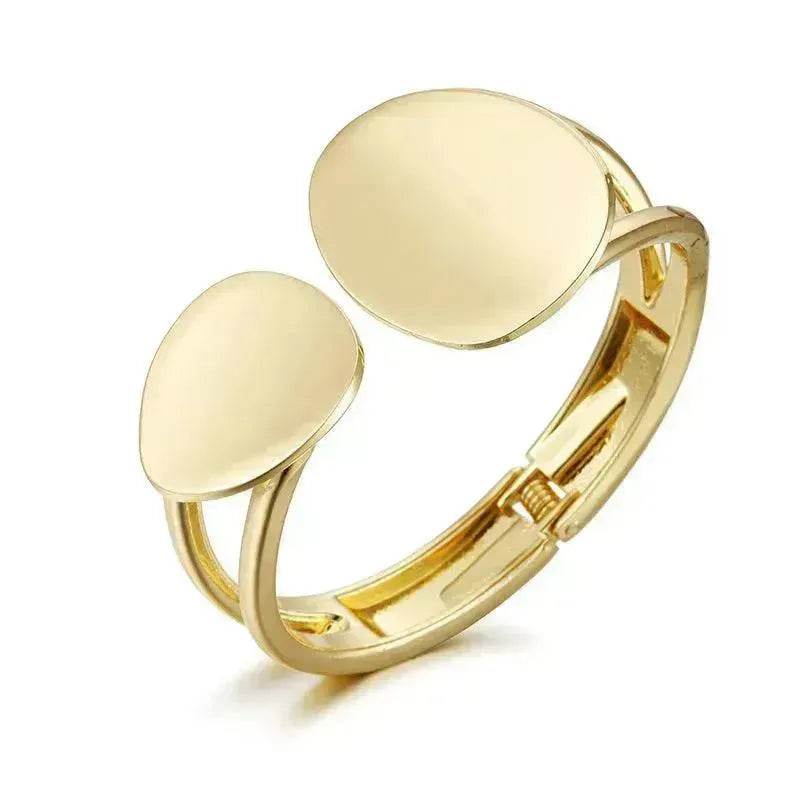 Classy Fashionable Asymmetric Alloy Spring Bracelet for Women Bracelet for Wedding Cocktail Party - EX-STOCK Canada