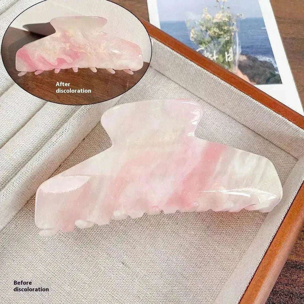Color Changing In The Sun Exquisite High-grade Acetate Shark Clip Updo Hair Claw Hair Extension Clip For Women - EX-STOCK Canada
