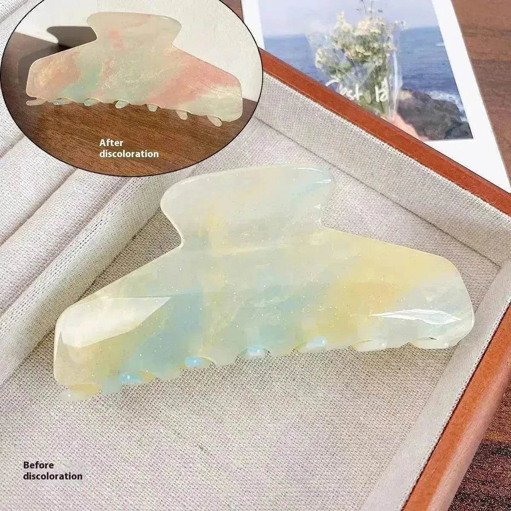 Color Changing In The Sun Exquisite High-grade Acetate Shark Clip Updo Hair Claw Hair Extension Clip For Women - EX-STOCK Canada