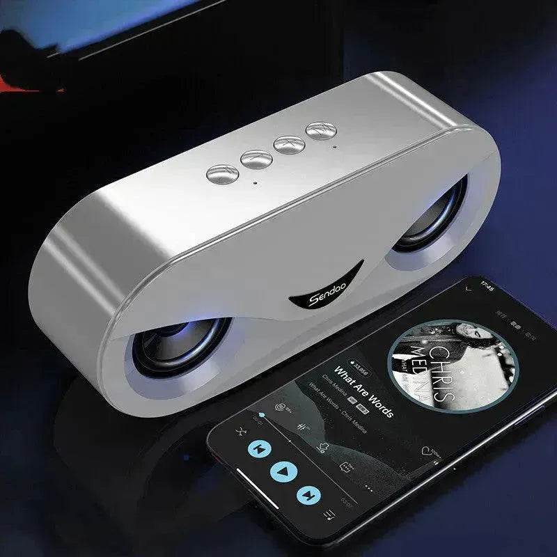 Colorful Lights Wireless Bluetooth Speaker Dual Speakers Subwoofer - EX-STOCK Canada