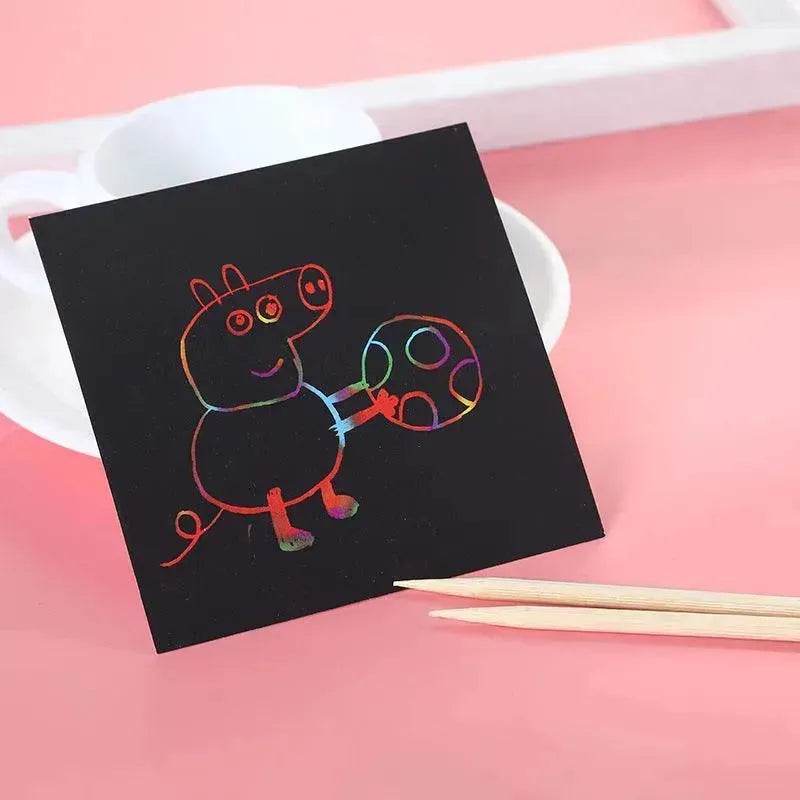 Colorful Trumpet Scratch Painting - EX-STOCK Canada